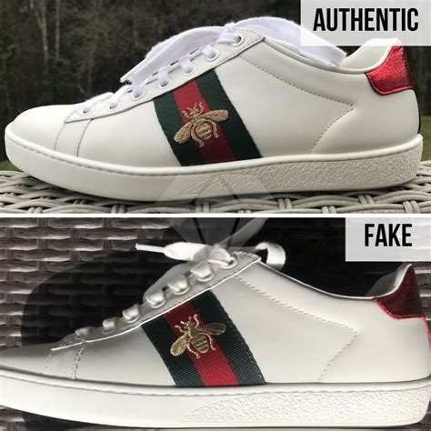 how to tell real gucci sneakers from fake|Gucci ace sneakers hurt.